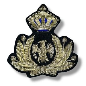 WWII‎ Italian Navy Officer Uniform Cap Hat Insignia Badge